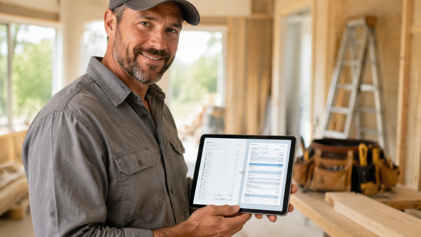 Contractor estimate to invoice workflow