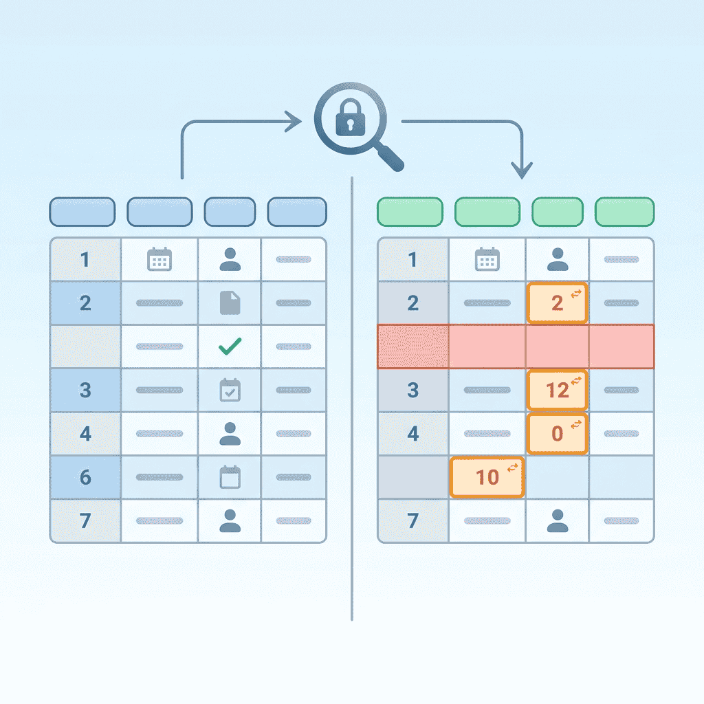 Excel Difference Checker tool preview