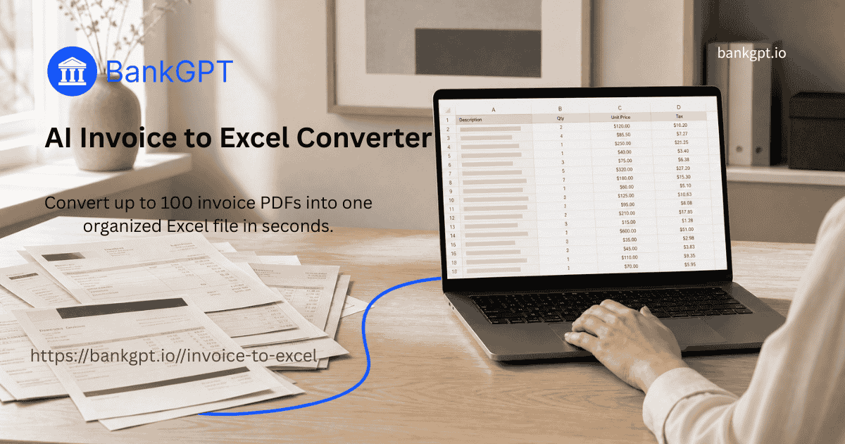 AI Invoice to Excel Converter Preview