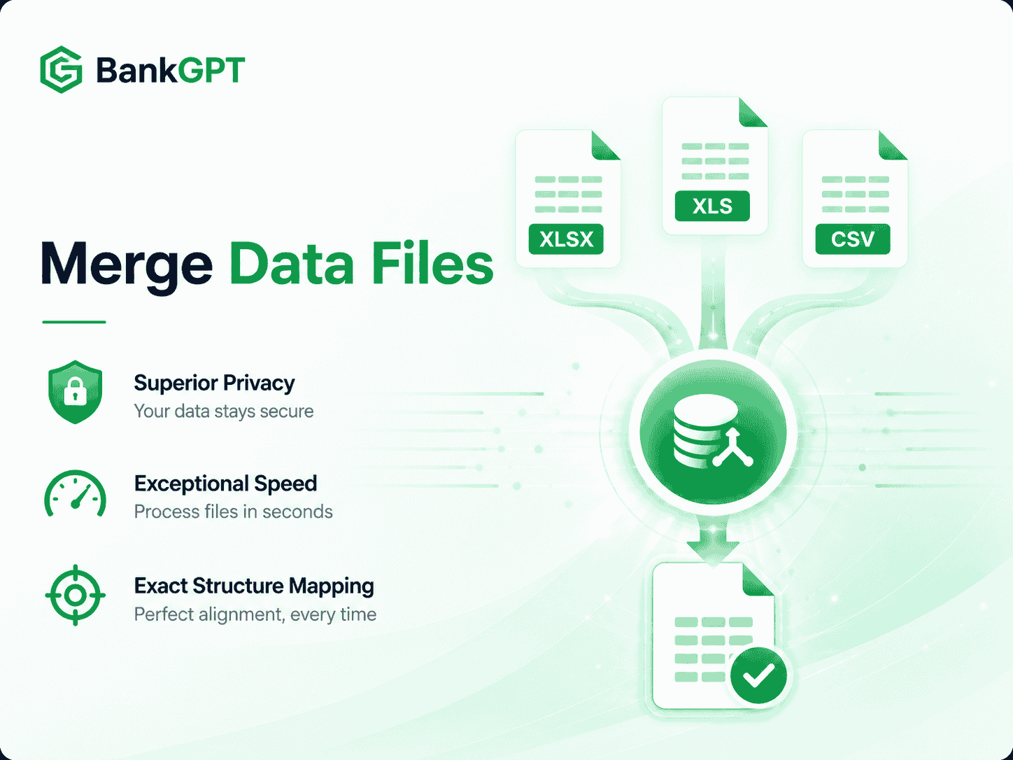 Why choose BankGPT Merge Data Files